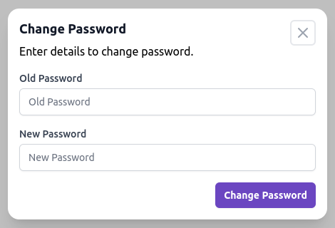 Change Password